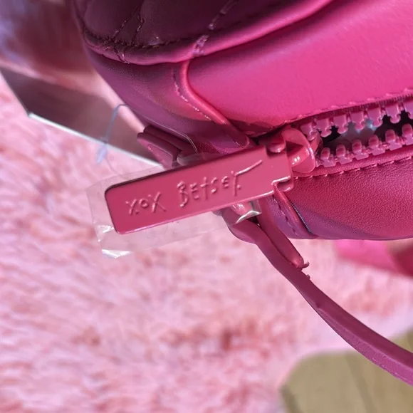 Betsey Johnson Quilted Heart Crossbody - Picture 8 of 10